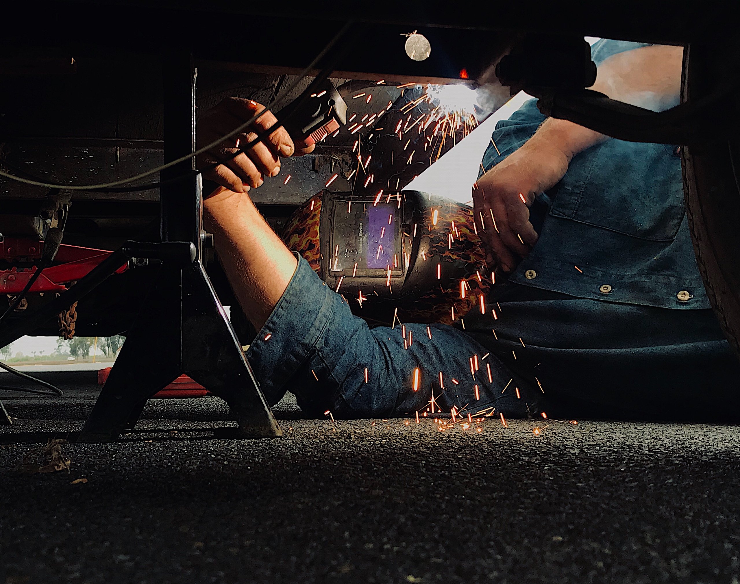 Truck frame welding repair