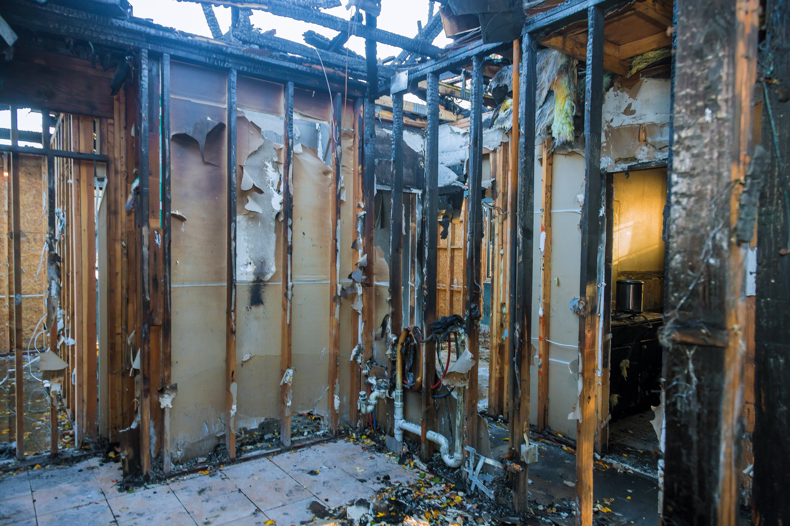 Fire damage repair