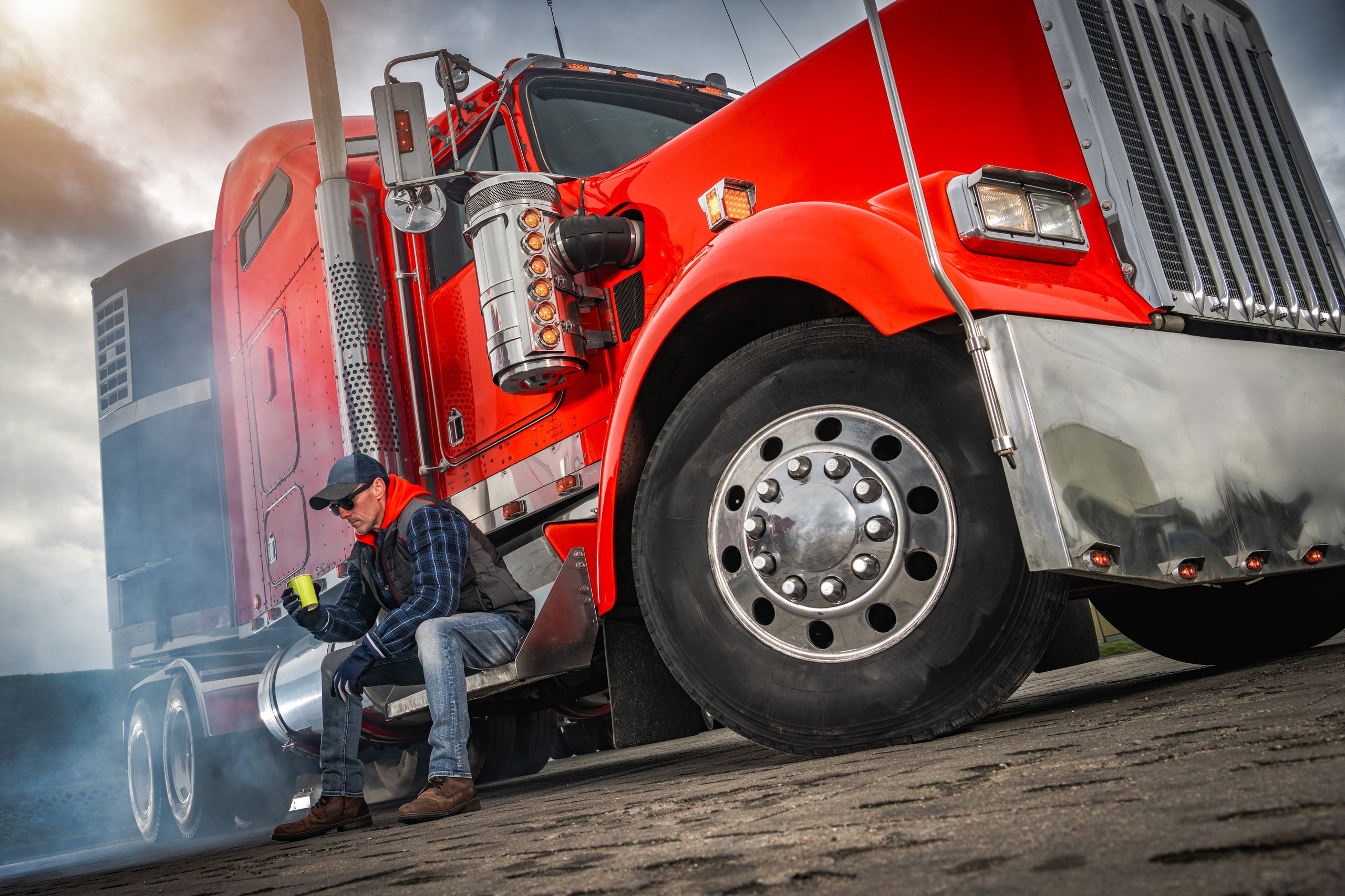 Truck welding repair on-site